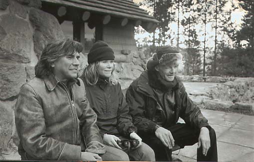 Ron, Karen, and Richard in Yellowstone